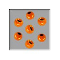 Beads Brass - Orange Fluo