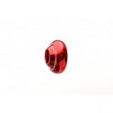 Brass Collar Bead - Metalic Red