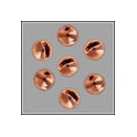 Beads Tungsten Slotted - Copper