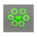 Beads Brass - Chartreuse