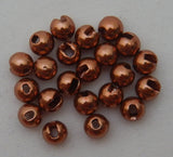 Beads Tungsten Slotted - Dull Copper