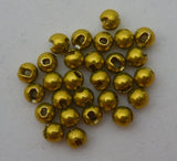 Beads Tungsten Slotted - Golden Olive anodized