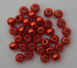 Beads Tungsten Slotted - Red anodized