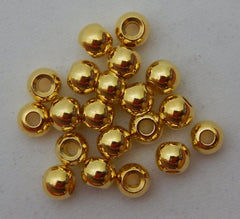 Beads Brass - Gold