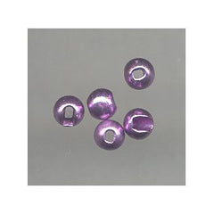Beads Tungsten Slotted - Purple Metalic