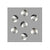 Beads Tungsten Slotted - Silver